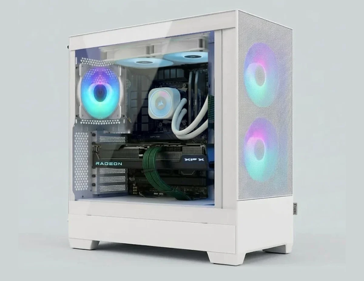OliPC S1 Max blanc, watercooling blanc