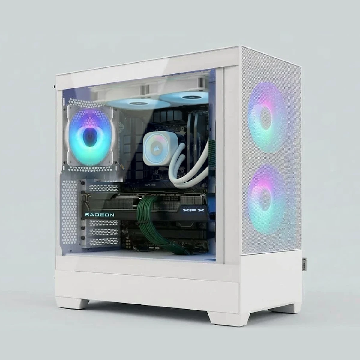 OliPC S1 Max Blanc Neige · watercooling blanc