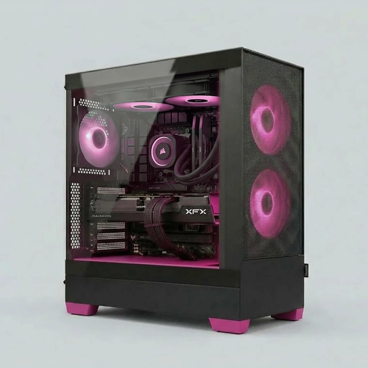 OliPC S1 Pro Rose · watercooling noir
